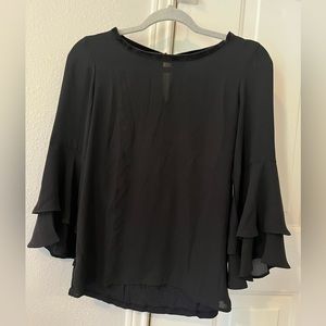 LOFT Black XXS petite blouse